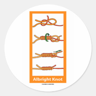 Albright Knot Runder Aufkleber