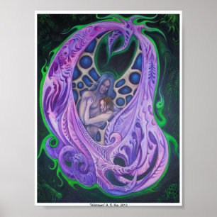 "Albtraum" A.S. Koi Plakatdruck Poster