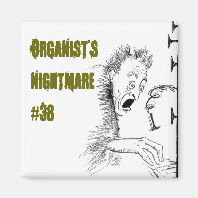 Albtraum des Organisten 38 Magnet (Vorne)