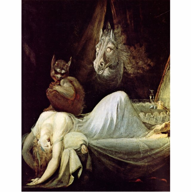 Albtraum durch Füssli Johann Heinrich (beste Freistehende Fotoskulptur (Vorne)