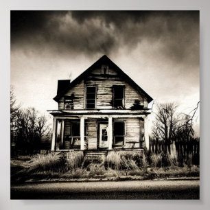 Albtraum-Schatten: Enthüllung der verfluchten Stad Poster