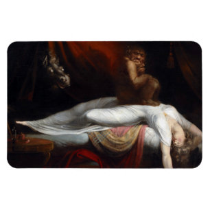 Albtraum von Henry Fuseli Gothic Macabre Dark Art Magnet