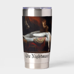 Albtraum von Henry Fuseli Gothic Macabre Dark Art Thermobecher