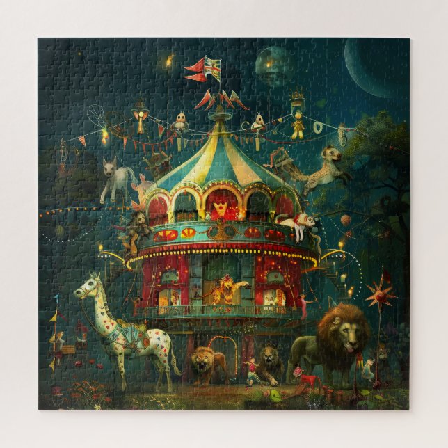 Albtraum Zirkus Puzzle (Vertikal)