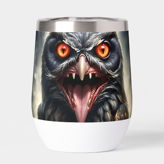 "Albtraumflügel: Das Fanged Vampire-Owl" (Rückseite)