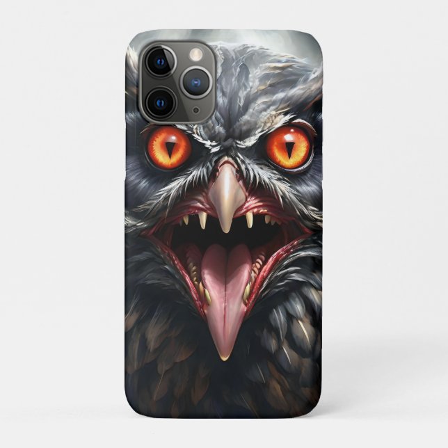 "Albtraumflügel: Das Fanged Vampire-Owl" Case-Mate iPhone Hülle (Rückseite)