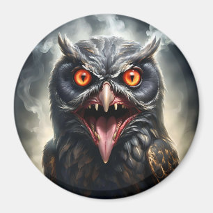 "Albtraumflügel: Das Fanged Vampire-Owl" Magnet