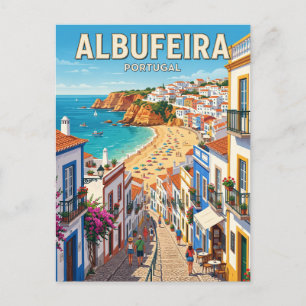 Albufeira Altstadt Portugal Postkarte