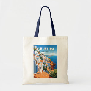 Albufeira Portugal Reise Kunst Vintage Tragetasche