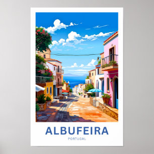 Albufeira Portugal Travel Print Poster