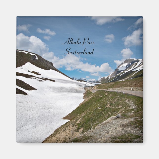 Albula Pass, Schweiz Magnet (Vorne)