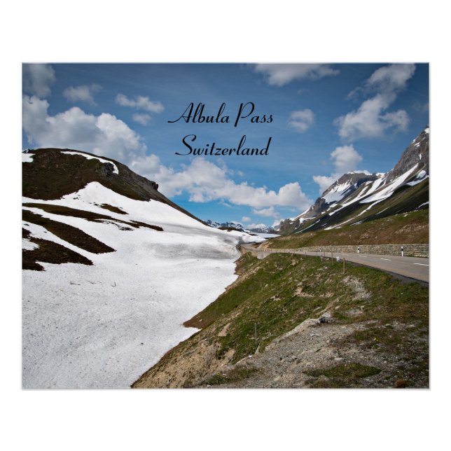 Albula Pass, Schweiz Poster (Vorderseite)