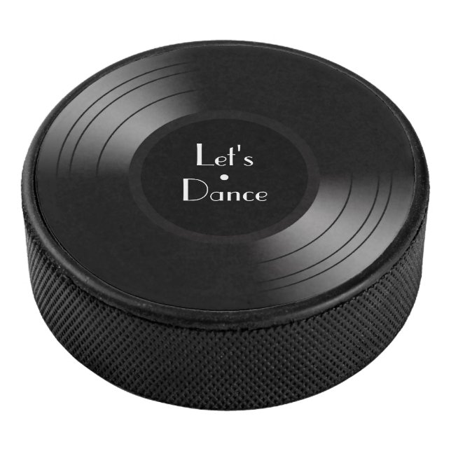 Album aufnehmen Let's Dance Novelty Eishockey Puck (3/4)