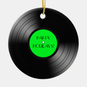 Album Happy Holidays aufnehmen Keramik Ornament