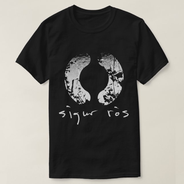 ALBUM LOGO Sigur Ros Sticker T-Shirt (Design vorne)