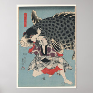 Album mit Kabuki-Drucken – Utagawa Kuniyoshi 2 Poster