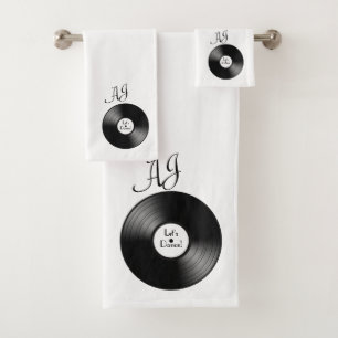 Album Mit Monogramm Badhandtuch Set