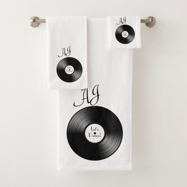 Album Mit Monogramm Badhandtuch Set (Insitu)