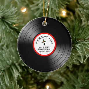 Album Personalisiert Weihnachten Keramik Ornament