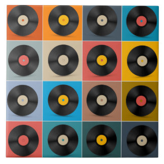 Album, Vinyl Record, Musikposter Fliese