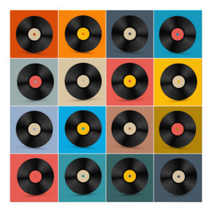 Album, Vinyl Record, Musikposter Fotodruck