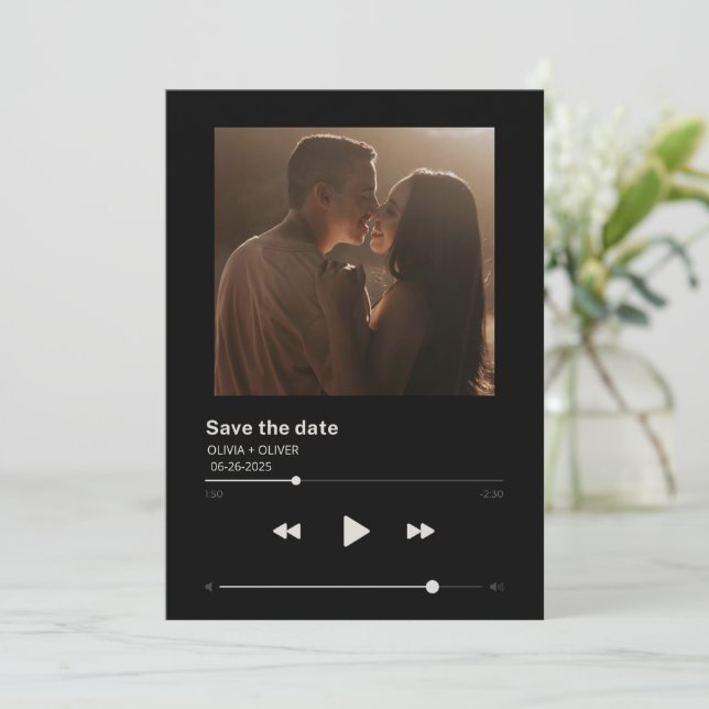 Albumdecke Save the Date (Stehend Vorderseite)