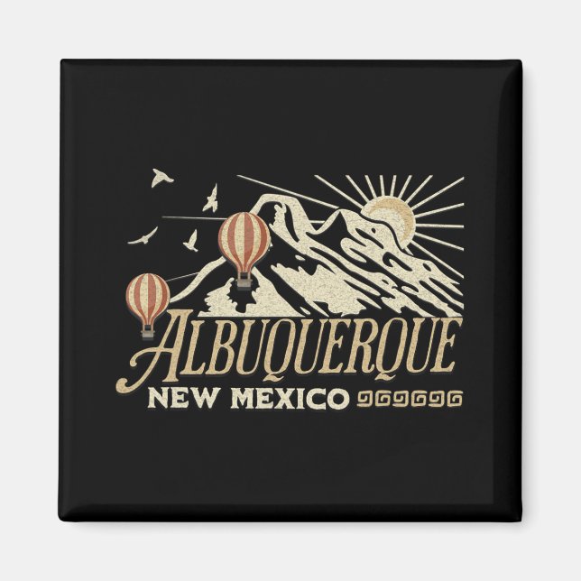 Albuquerque Air Balloon Festival New Mexico Fiesta Magnet (Vorne)