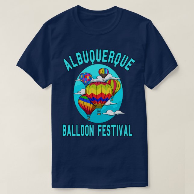 Albuquerque Ballon New Mexico Festival Hot Air 1 T-Shirt (Design vorne)