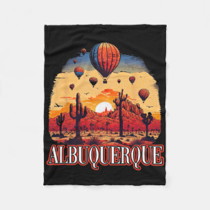 Albuquerque Ballon New Mexico Heißluftballon Fleecedecke