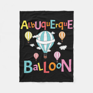 Albuquerque Ballon New Mexico Heißluftballon Fleecedecke