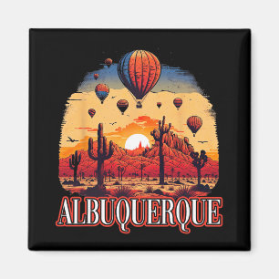 Albuquerque Ballon New Mexico Heißluftballon Magnet