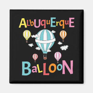 Albuquerque Ballon New Mexico Heißluftballon Magnet