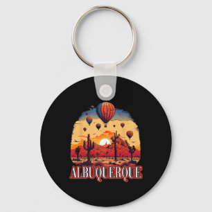 Albuquerque Ballon New Mexico Heißluftballon Schlüsselanhänger
