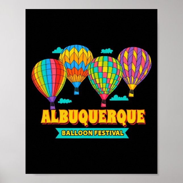 Albuquerque Ballonfest New Mexico Fiesta  Poster (Vorne)