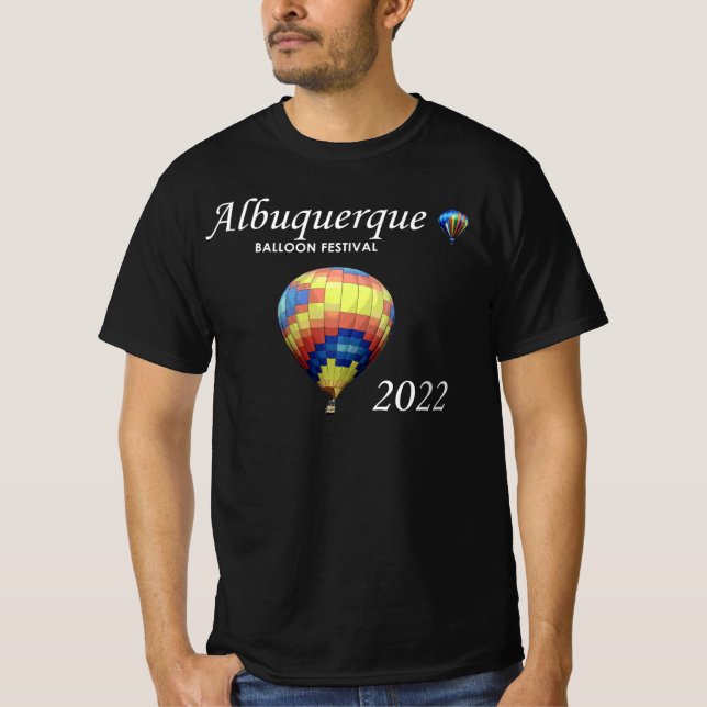 Albuquerque Balloon Festival 2022 New Mexico Fiest T-Shirt (Vorderseite)
