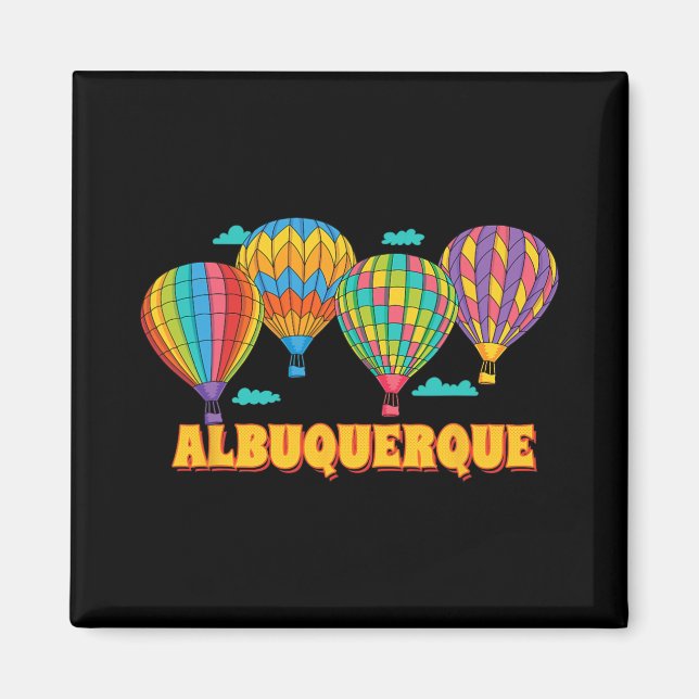 Albuquerque Balloon Festival New Mexico Fiesta  Magnet (Vorne)