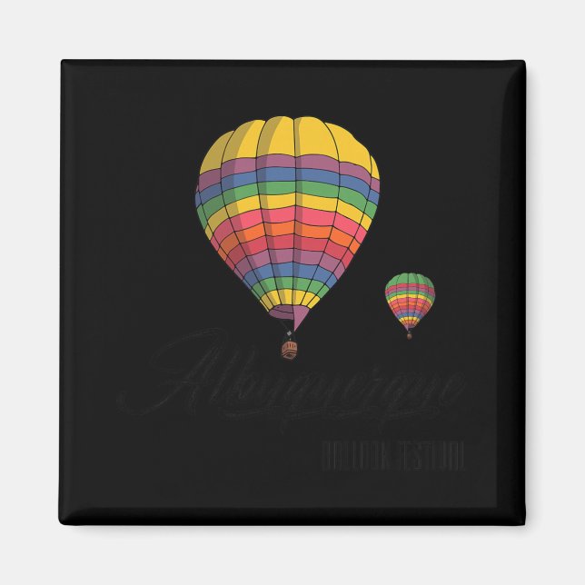 Albuquerque Balloon Festival Shirt New Mexico Shir Magnet (Vorne)