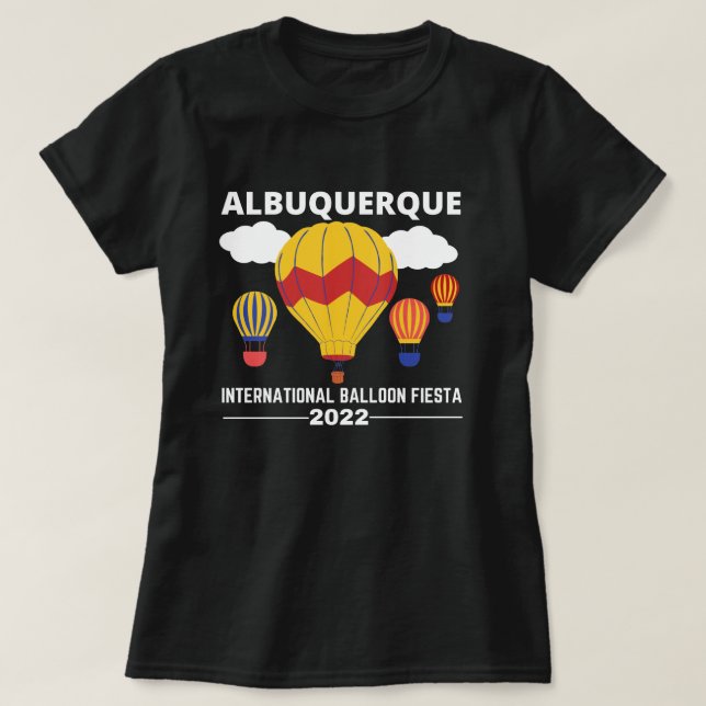 Albuquerque Balloon Fiesta 2022 T-Shirt (Design vorne)