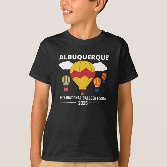 Albuquerque Balloon Fiesta 2025 T - Shirt (Vorderseite)