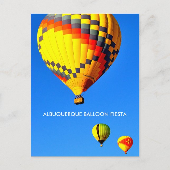 ALBUQUERQUE BALLOON FIESTA POSTCARD POSTKARTE (Vorderseite)