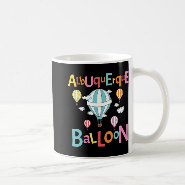 Albuquerque Balloon New Mexico Hot Air Balloon  Kaffeetasse (Rechts)