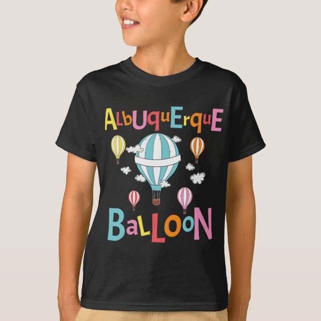 Albuquerque Balloon New Mexico Hot Air Balloon  T-Shirt (Vorderseite)