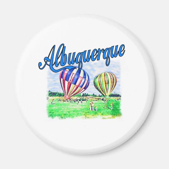 Albuquerque Balloons Magnet (Vorne)