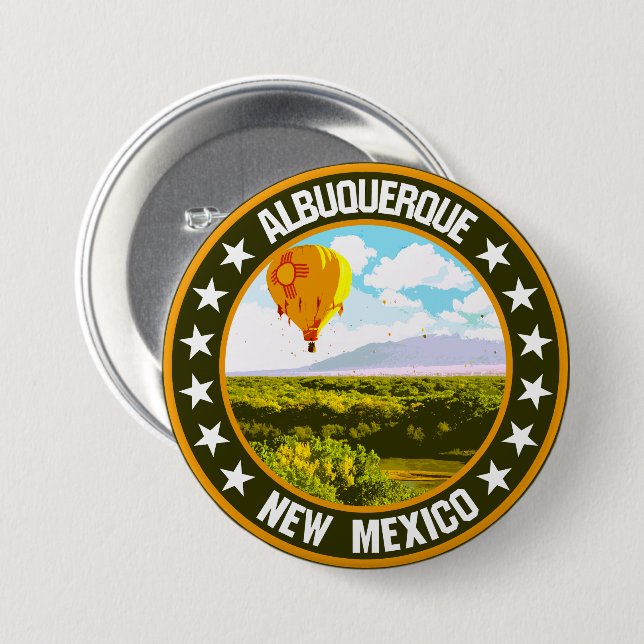 Albuquerque Button (Vorne & Hinten)