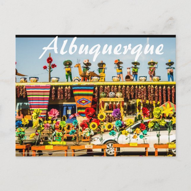 Albuquerque City in New Mexico Postkarte (Vorderseite)