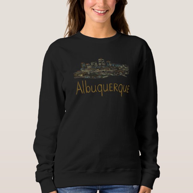 Albuquerque City New Mexico souvenir  for men wome Sweatshirt (Vorderseite)