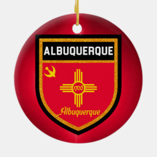Albuquerque-Flagge Keramikornament