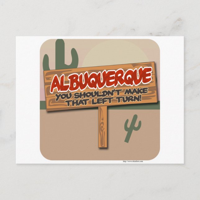 Albuquerque Links Postkarte (Vorderseite)