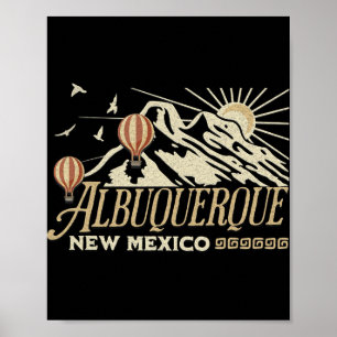 Albuquerque Luftballonfestival New Mexico Fiesta Poster