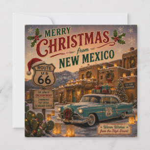 Albuquerque Luminaria Route 66 Grüße Einladung